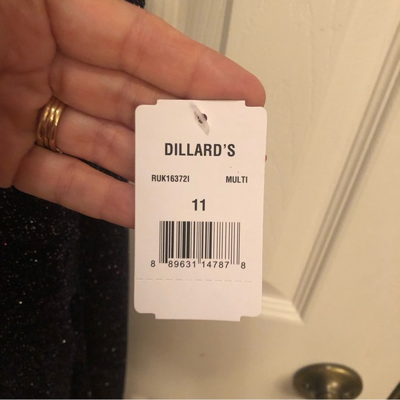 Black sparkling cocktail dress. New with tags. Size 11. - Picture 6 of 6